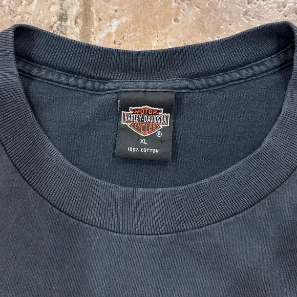 Vintage Harley Davidson 1995 Evolution Yokosuka, Japan Faded Tee